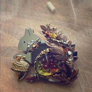 Rare Limited Edition Liztech Handmade Squirrel Pin